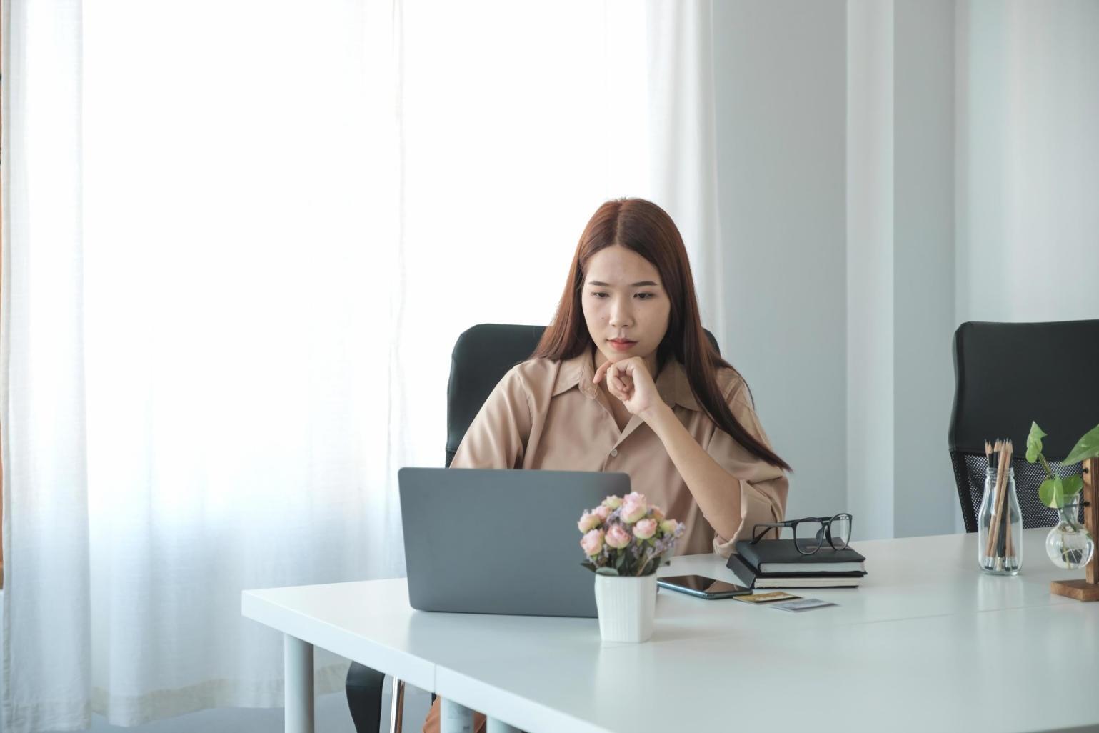 Financial education and budget planning workspace